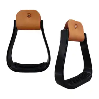 Walmart GARENDE 2 Pieces Horse Stirrups Nonslip Riding Stirrups for Outdoor Training Saddles offer