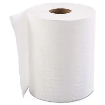 Walmart Gen 8 in. x 600 ft. 1-Ply Hardwound Roll Towels, White - Case of 12 offer