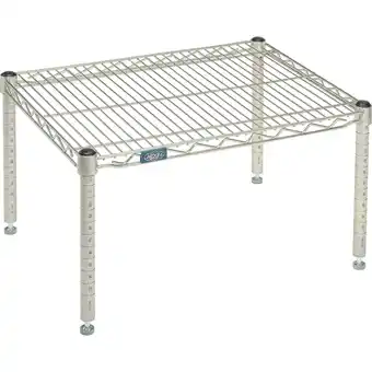 Walmart Nexel Poly-Z-Brite Wire Dunnage Rack, 30W x 18D x 14H offer