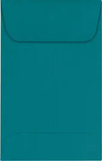 Walmart Luxpaper #1 Coin Envelopes W/ Moistenable Glue, Teal, 2 1/4in x 3 1/2in, 80lb, 250/Pack offer