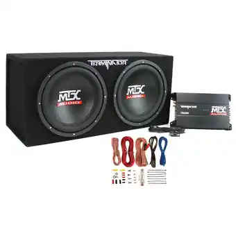 Walmart MTX 12 1200W Dual Loaded Car Subwoofer Audio, Sub Box, Amplifier & Amp Kit offer