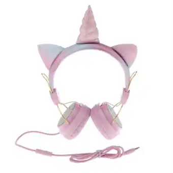 Walmart yotijay Cute Cartoon Rhinestones Glitter Kids Headphone for Girl Children Pink 2 offer