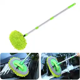 Walmart GPEH Car Wash Brush Extendable Pole Revolving Care Washing Brush Sponge Cleaning Tool offer