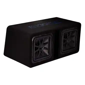 Walmart Kicker 44DL7S122 Dual 12 L7S 2-Ohm Loaded Vented Subwoofer Enclosure offer