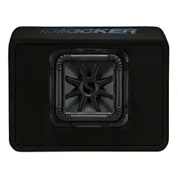 Walmart Kicker 10 1200W Single Loaded Solo-Baric L7S Subwoofer Enclosure | 44TL7S102 offer