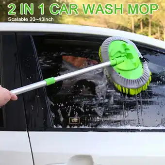 Walmart JahyShow Pole Revolving Car Wash Brush - Extendable Cleaning Tool offer