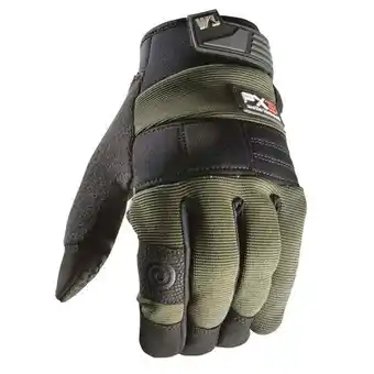 Walmart Wells Lamont 7039216 FX3 Mens Indoor & Outdoor Work Gloves - Black - Gray & Green - Large - 1 Pair offer