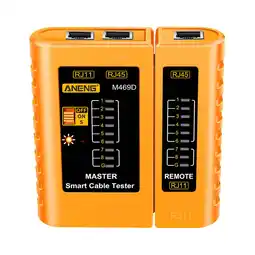 Walmart Cable Tester RJ1145 Network Testing 5 5E 6 for Network Yellow offer