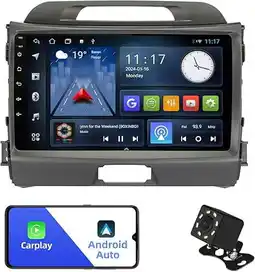 Walmart 2+32G 9 inches Android 12 Car Stereo for KIA Sportage 3 2010-2016 IPS Touchscreen Car Radio offer