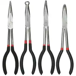 Walmart 11-Inch Long Needle-Nosed Pliers Include Straight, 45-Degree, 90-Degree and O-Type Pliers offer