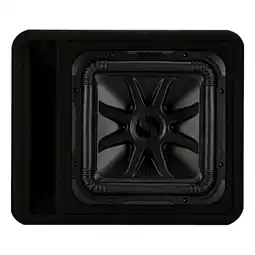 Walmart Kicker 12 1500W Single Loaded Solo-Baric L7S 2 Ohm Subwoofer Enclosure offer