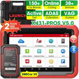 Walmart LAUNCH X431 PROS V+ 5.0 Scan Tool, 38+ Resets, ECU Coding, CANFD, FCA AutoAuth, 2 Yrs Free Updates offer