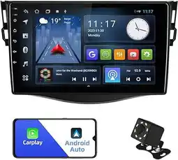 Walmart 2+32G 9 inches Android 10 Double Din Car Stereo for Toyota RAV4 2006-2012 IPS Touchscreen offer