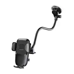 Walmart jiaping Car Phone Holder Mount Gooseneck Automatic Phone Mount Car Center Sturdy Black A offer