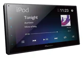 Walmart Pioneer DMH-130BT Double Din 6.8 Touchscreen Bluetooth Car Stereo Receiver, Android / Apple iOS offer