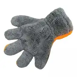 Walmart BAOSITY 5xCar Wash Mitts Cleaning Glove Strong Absorbent Five Finger for Car Wash offer