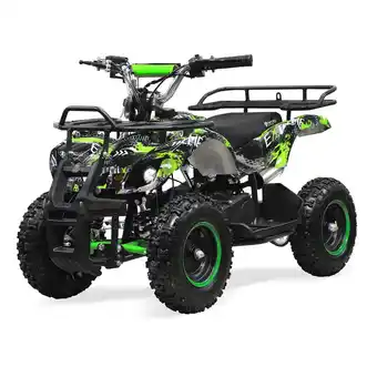 Walmart Chepei 49cc Kids Gas Mini ATV with 2-Stroke Disc Brakes 6 Tires green offer