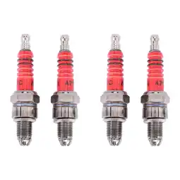 Walmart Pack of 4 3 Electrode Spark Plug A7tc for 50cc 110cc 125cc 150cc Atv Scooter Dirt Bike Go Kart offer