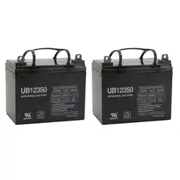 Walmart UPG 12V 35Ah Pride Victory AGM1234T Scooter Replacement Battery 2 Pack offer