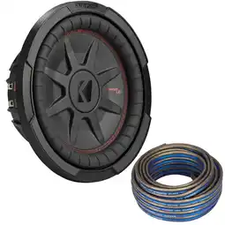 Walmart Kicker 48CWRT102 CompRT 10 Subwoofer, DVC, 2-ohm - Includes Speaker Wire offer