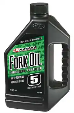 Walmart Maxima Motorcycle MX 5W Fork Oil 16 OZ Bottle offer