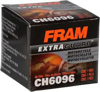 Walmart FRAM Motorcycle/ATV Oil Filter, CH6096 for Select Honda and Polaris Models offer