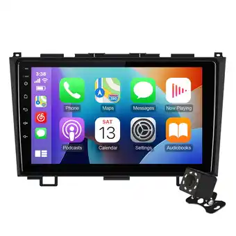 Walmart 2+32G 9 inches Android 10 Double Din Car Stereo for Honda CR-V 2007-2011 IPS Touchscreen Screen offer