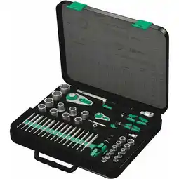 Walmart Wera Zyklop Metric 1/4 & 1/2 Drive Speed Ratchet Socket/Bit Set (43-Piece Set) offer