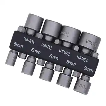 Walmart jiaping 9 Hex Bit Socket Set 1/4 Drive - 5mm, 6mm, 7mm, 8mm, 9mm, 10mm, 11mm, 12mm, 13mm offer