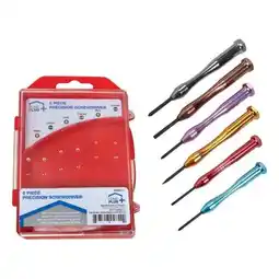 Walmart Home Plus 3500011 Precision Screwdriver Set Multi Color 6 Per Case - pack of 12 offer