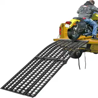 Walmart Black Widow BW-10840-HD Aluminum 9' Tri-Fold Arched Folding Motorcycle Ramp offer