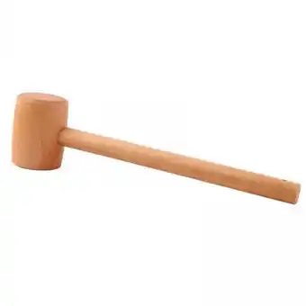 Walmart colaxi 2xWooden Hammer Shock Resistance Carpenters Mallet Portable Hammer offer