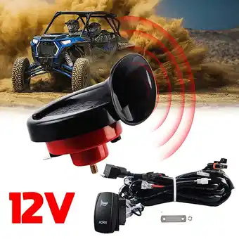 Walmart UTV/ATV Horn Kit with Toggle Switch for Pioneer, RZR, X3, , , Universal 12V offer