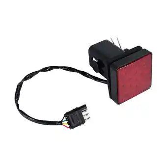 Walmart Red 15 LED 2 inch Trailer Truck Hitch Tow Haul Receiver Cover Brake Light with Pin 12V 4178 offer