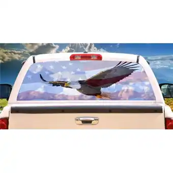 Walmart Freedom Flyer Rear Window Graphic Truck View Thru Vinyl Back Decal offer