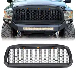 Walmart Pre-Owned American Modified Mesh Grille w/Amber Lights for 2013-2018 Dodge Ram 1500 offer