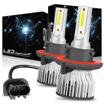 Walmart 9008/H13 LED Headlight Bulbs for 2020-2022 Jeep Gladiator 2021 High Low Beam Lamp 2pcs offer