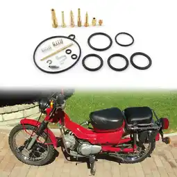 Walmart LYLONG For Honda Ct110 Trail 1980-1986 Carb Carburetor Rebuild Kit Repair Kit Set Motor offer