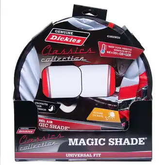 Walmart Genuine Dickies Classics Bel Air Auto Twist Sunshades, Red offer