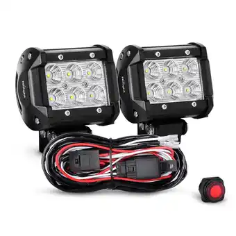 Walmart Nilight 4inch 18W LED Light Bar Flood Work Light Bar fits Jeep ATV UTE offer