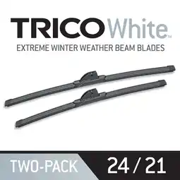 Walmart TRICO White Extreme Weather Winter Beam Wiper Blade Twin Pack (24, 21) offer