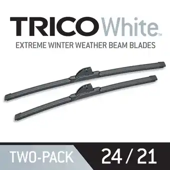 Walmart TRICO White Extreme Weather Winter Beam Wiper Blade Twin Pack (24, 21) offer