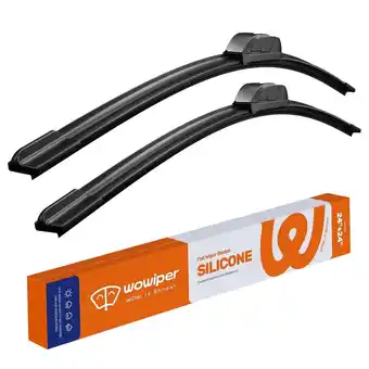 Walmart WOWIPER Silicone Wiper Blades Automotive All-Season Windshield Wipers -24+24 (Set of 2) offer