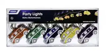 Walmart Camco Retro Class A RV Party Lights | 8-Foot Strand | Indoor or Outdoor Use | Multicolor (42654) offer