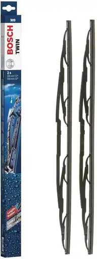 Walmart Bosch Twin Standard 3397001909 Original Equipment Replacement Wiper Blade - 22/22 (Set of 2) offer