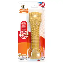 Walmart Nylabone Power Chew Textured Knuckle Bone Chew Toy Peanut Butter X-Large/Souper - 50+ lbs. (1 Count) offer