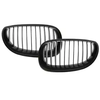 Walmart Pair Matte Black Front Kidney Grille for BMW E60 E61 5 Serie M5 03-09 offer