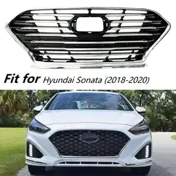 Walmart Fit for Hyundai Sonata 2018-2020 Chrome Front Grille Grill offer