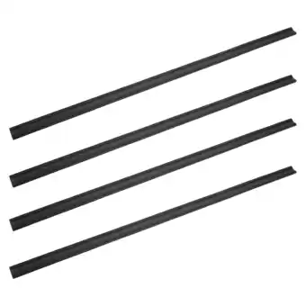 Walmart 4 Pcs Boneless Wiper Blade 65.00X2.50X0.50CM Black offer