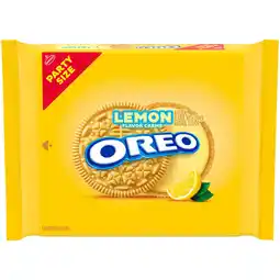 Walmart OREO Lemon Creme Sandwich Cookies, Party Size, 24.95 oz offer